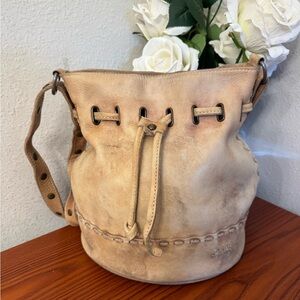 BED|STU Tan Leather Hobo Bag